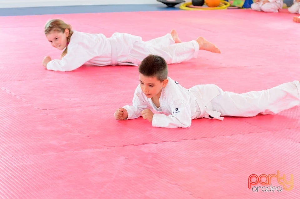 Micii judoka la Examen de Mon,