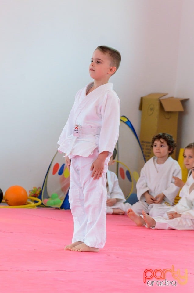 Micii judoka la Examen de Mon,