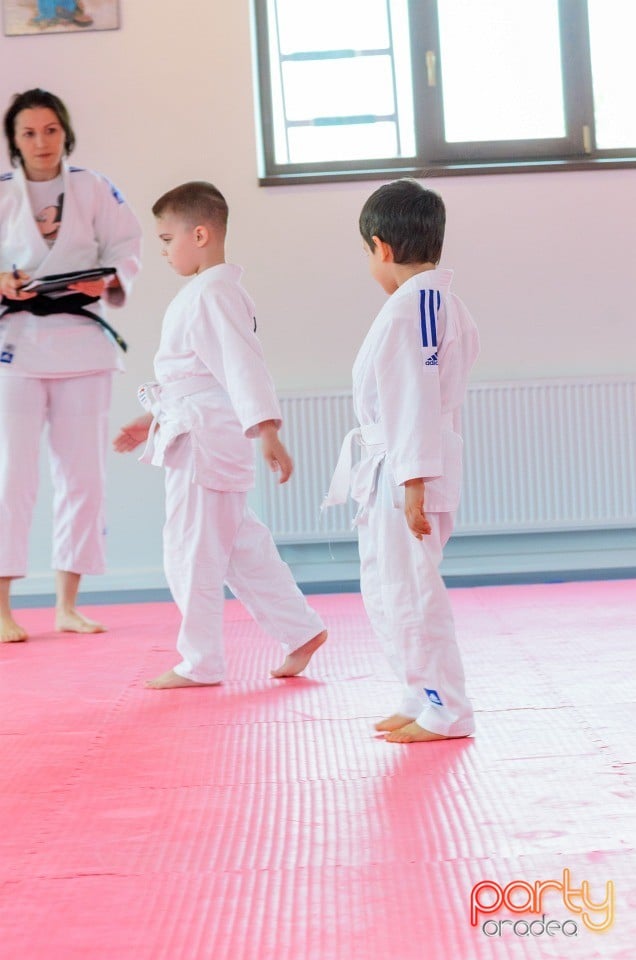 Micii judoka la Examen de Mon,