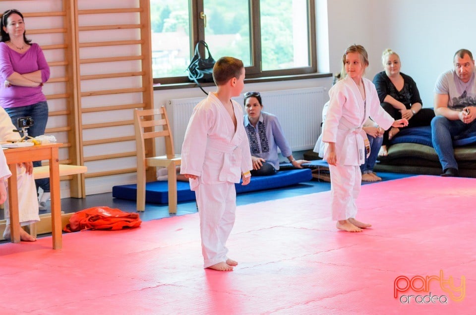 Micii judoka la Examen de Mon,