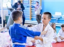 Micii judoka la Examen de Mon