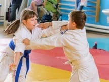 Micii judoka la Examen de Mon