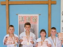 Micii judoka la Examen de Mon