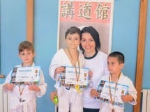 Micii judoka la Examen de Mon