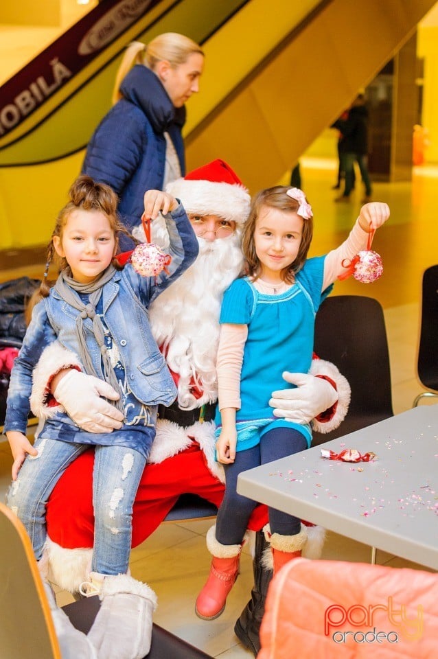 Moş Crăciun e la Oradea Shopping City,