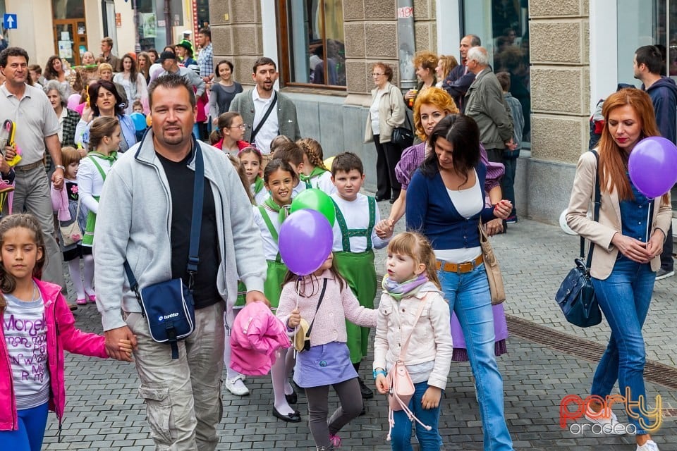 Paradă de ziua copiilor, Oradea