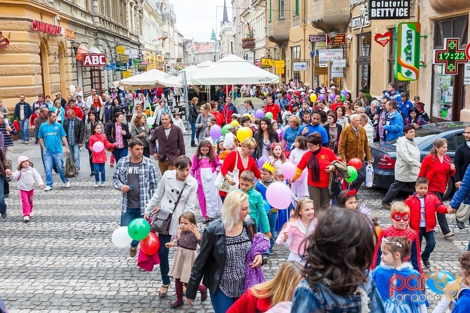 Paradă de ziua copiilor, Oradea