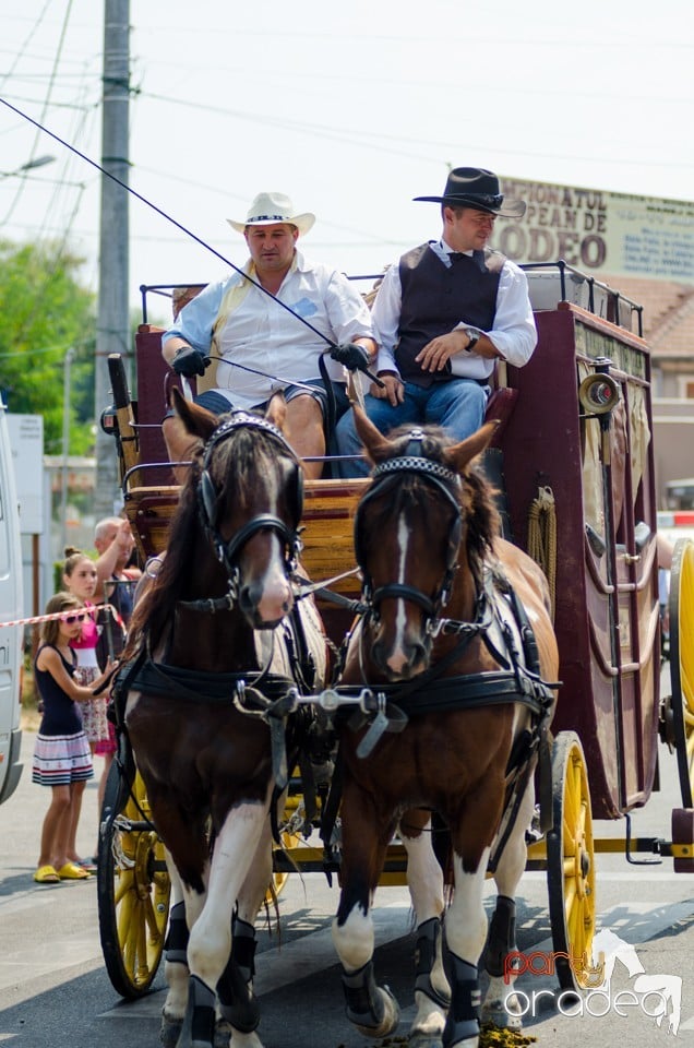 Parada la Campionatul European de Rodeo, Băile Felix