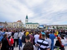 Piaţa Unirii În Timpul Meciului Cu Elveţia