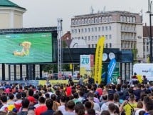 Piaţa Unirii În Timpul Meciului Cu Elveţia