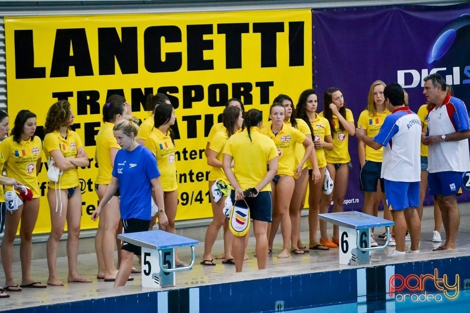 Polo feminin România - Anglia, Bazinul Olimpic Ioan Alexandrescu