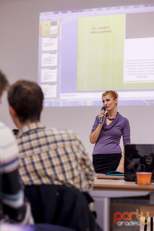 Psihologie - Management al carierei, Universitatea din Oradea