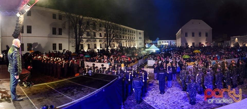 Retragerea cu torţe a cadrelor militare, Oradea