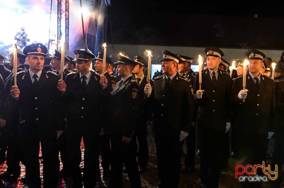 Retragerea cu torţe a cadrelor militare, Oradea