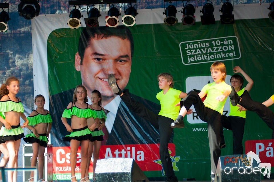 Show de dans la Majális, Cetatea Oradea
