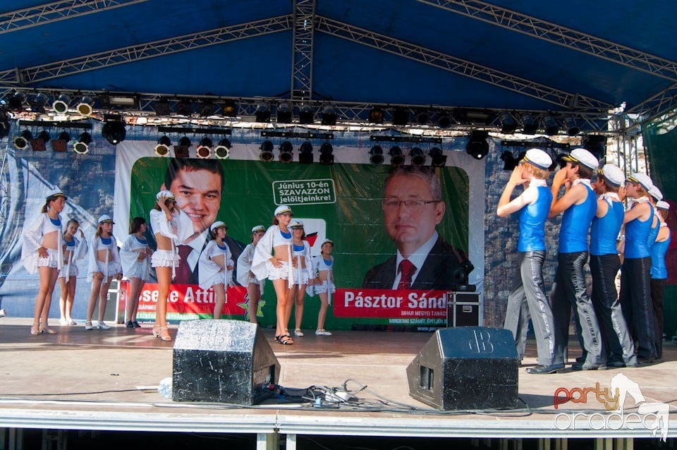 Show de dans la Majális, Cetatea Oradea