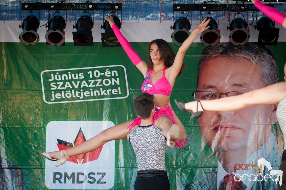 Show de dans la Majális, Cetatea Oradea