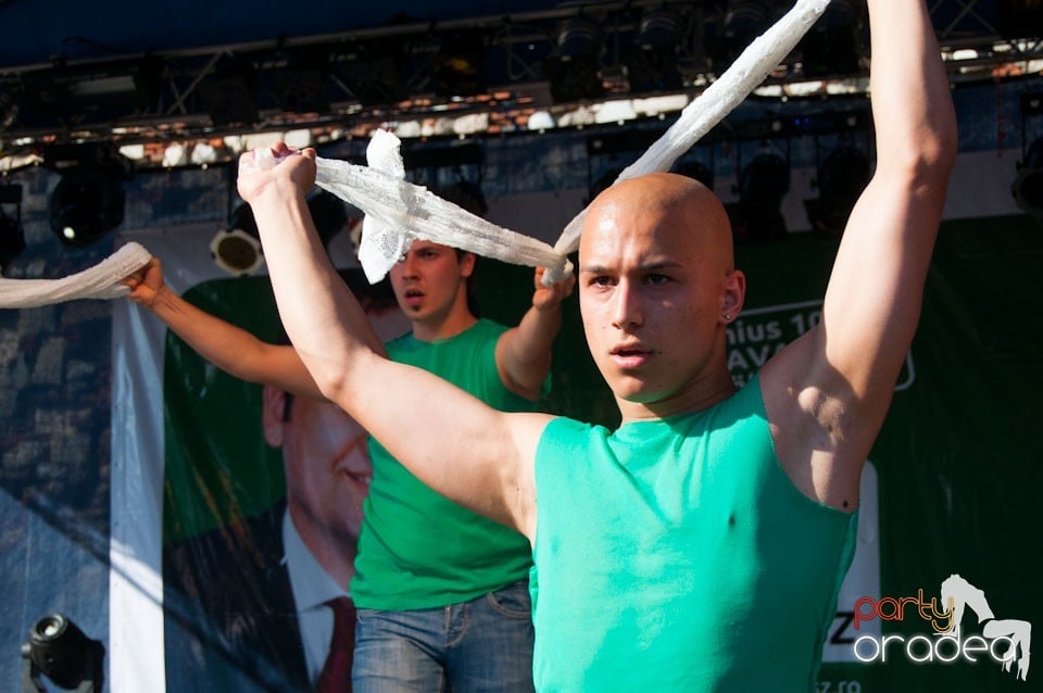 Show de dans la Majális, Cetatea Oradea