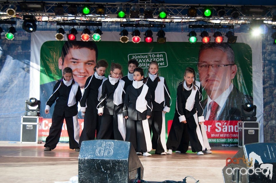 Show de dans la Majális, Cetatea Oradea