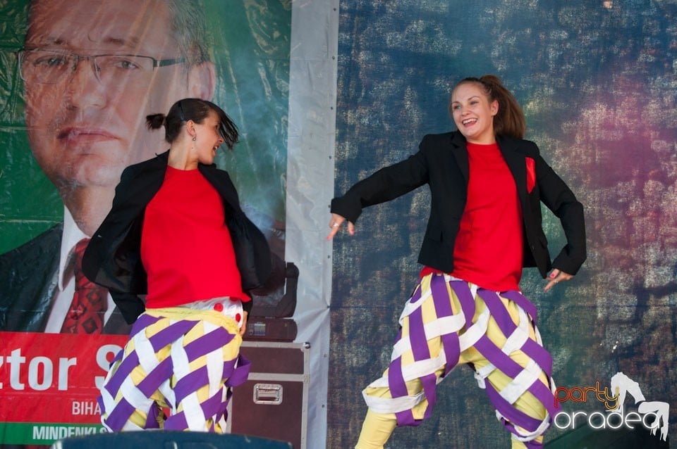 Show de dans la Majális, Cetatea Oradea