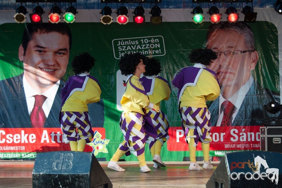 Show de dans la Majális, Cetatea Oradea