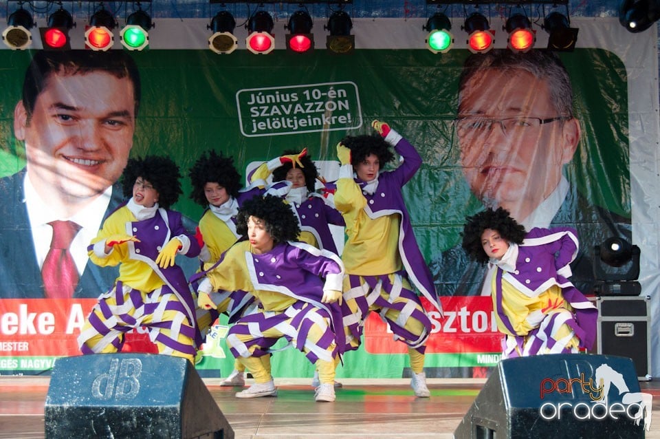 Show de dans la Majális, Cetatea Oradea