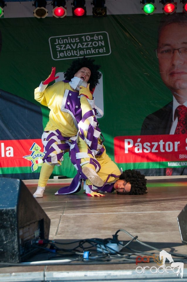 Show de dans la Majális, Cetatea Oradea