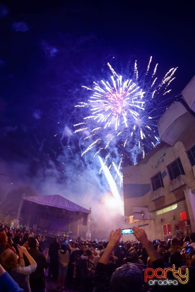 Spectacol de focuri de artificii, Oradea