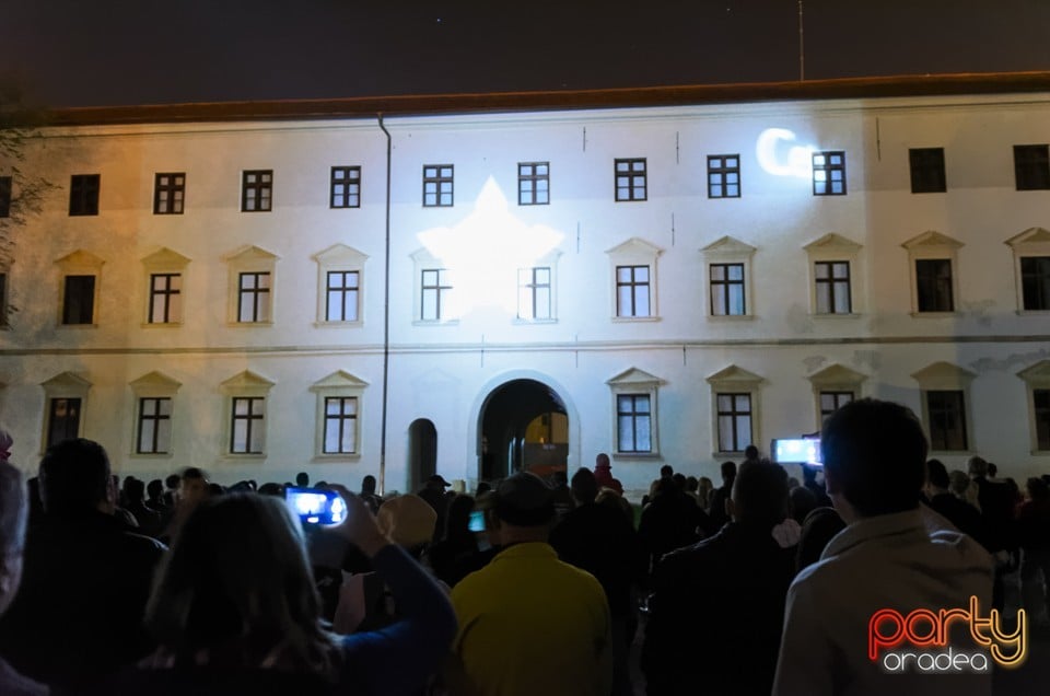 Spectacol de proiecţie 3D, Cetatea Oradea