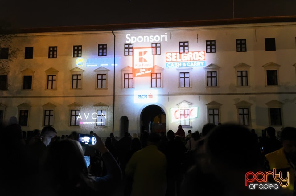 Spectacol de proiecţie 3D, Cetatea Oradea