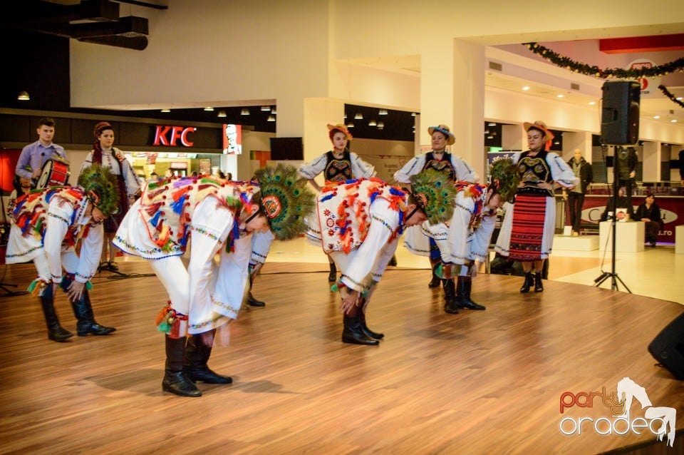 Spectacol popular în Oradea Shopping City,