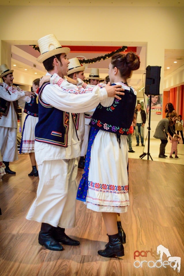 Spectacol popular în Oradea Shopping City,