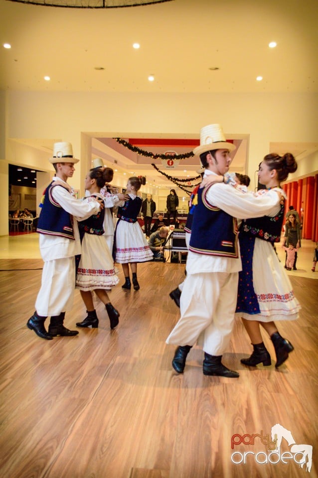 Spectacol popular în Oradea Shopping City,