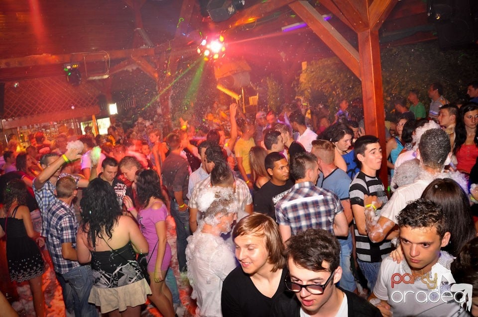 Spumă party în Disco Faház,