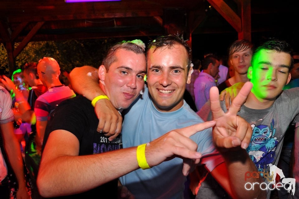 Spumă party în Disco Faház,