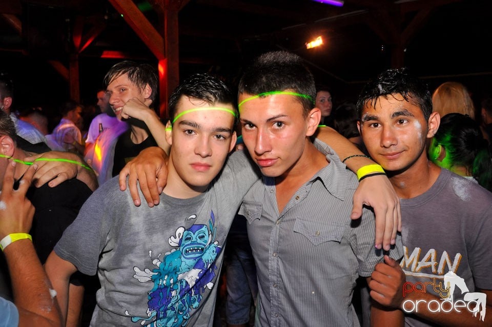 Spumă party în Disco Faház,