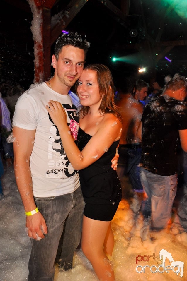 Spumă party în Disco Faház,