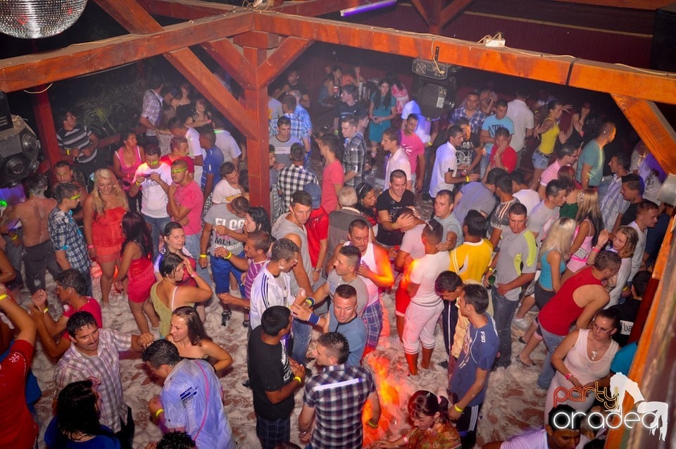 Spumă party în Disco Faház,