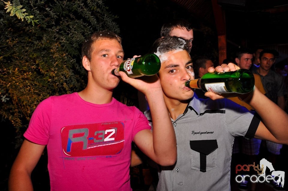 Spumă party în Disco Faház,