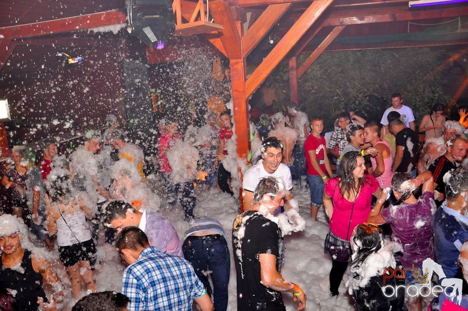 Spumă party în Disco Faház,