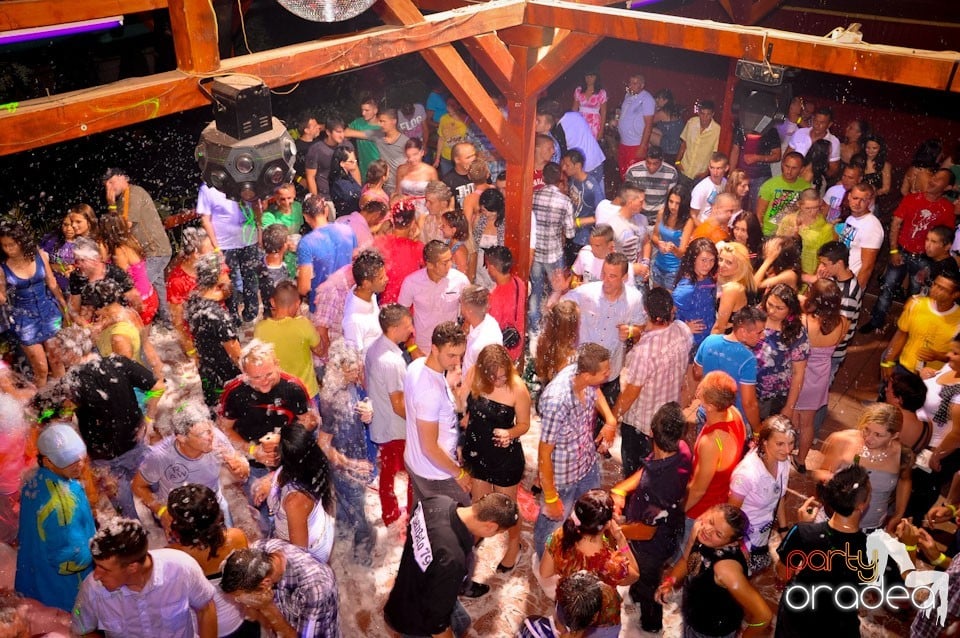 Spumă party în Disco Faház,