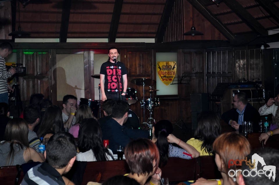 Stand-up comedy cu Bordea şi Sergiu, Queen's Music Pub