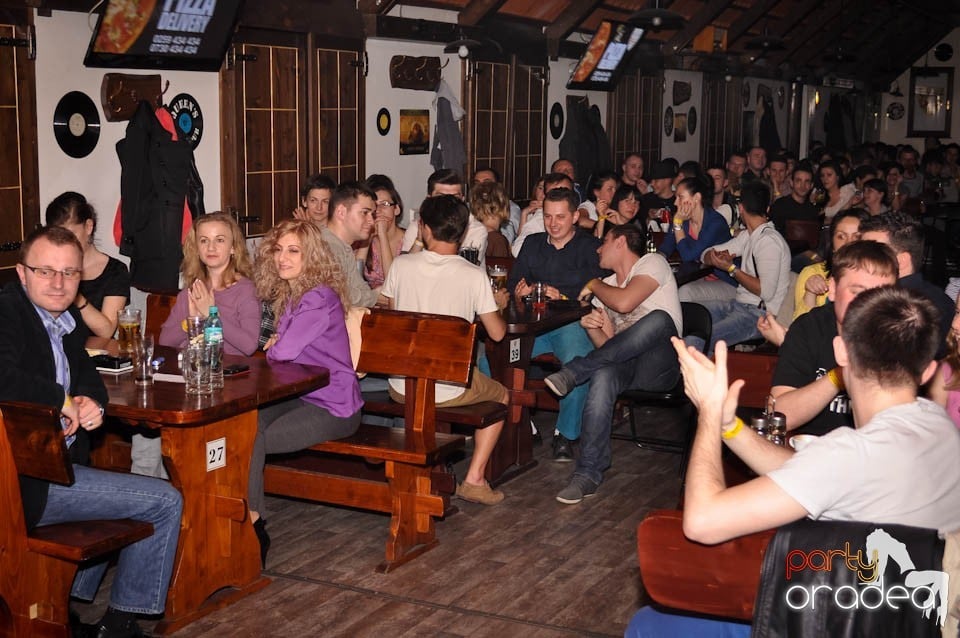 Stand-up comedy cu Bordea şi Sergiu, Queen's Music Pub