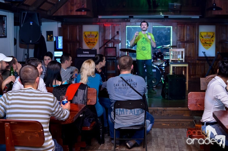 Stand up in the city cu Costel în Queen's, Queen's Music Pub