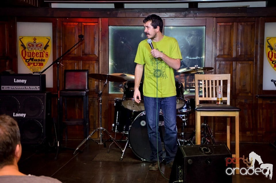 Stand up in the city cu Costel în Queen's, Queen's Music Pub