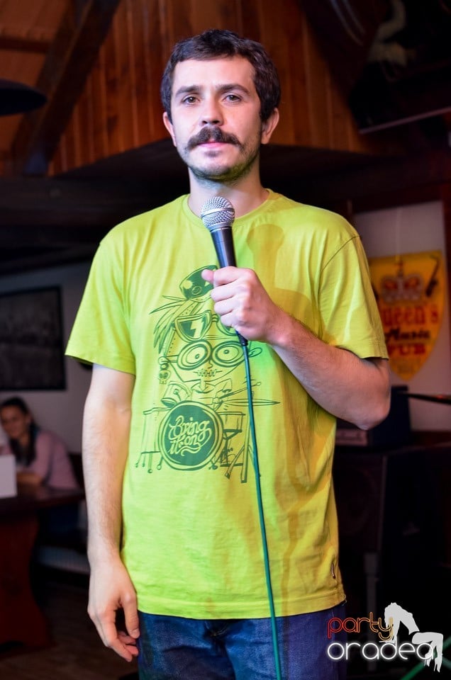 Stand up in the city cu Costel în Queen's, Queen's Music Pub