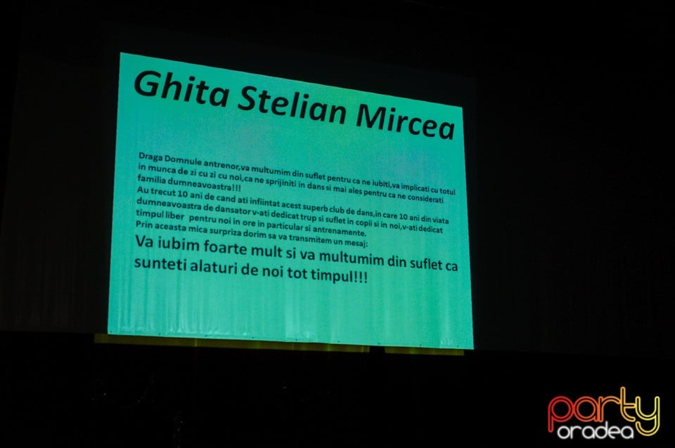 Stelele dansului - Spectacol aniversar 10 ani, Casa de Cultură a Sindicatelor din Oradea