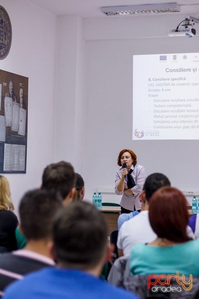 Studenţii de azi Profesioniştii de mâine, Universitatea din Oradea