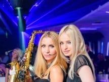 The Lady With The Sax & The Violin Girl