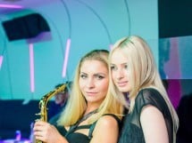 The Lady With The Sax & The Violin Girl